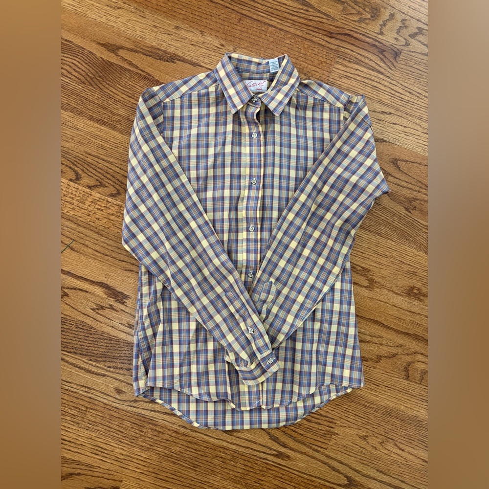 Vintage NANTUCKET KIDS Plaid Button Down